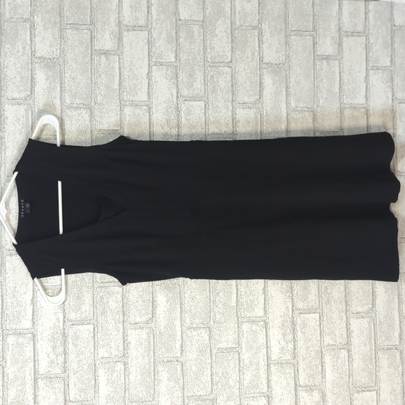 Theory Adisa Raydon A Line Pointe Black Dress Size 2 - Picture 1 of 8